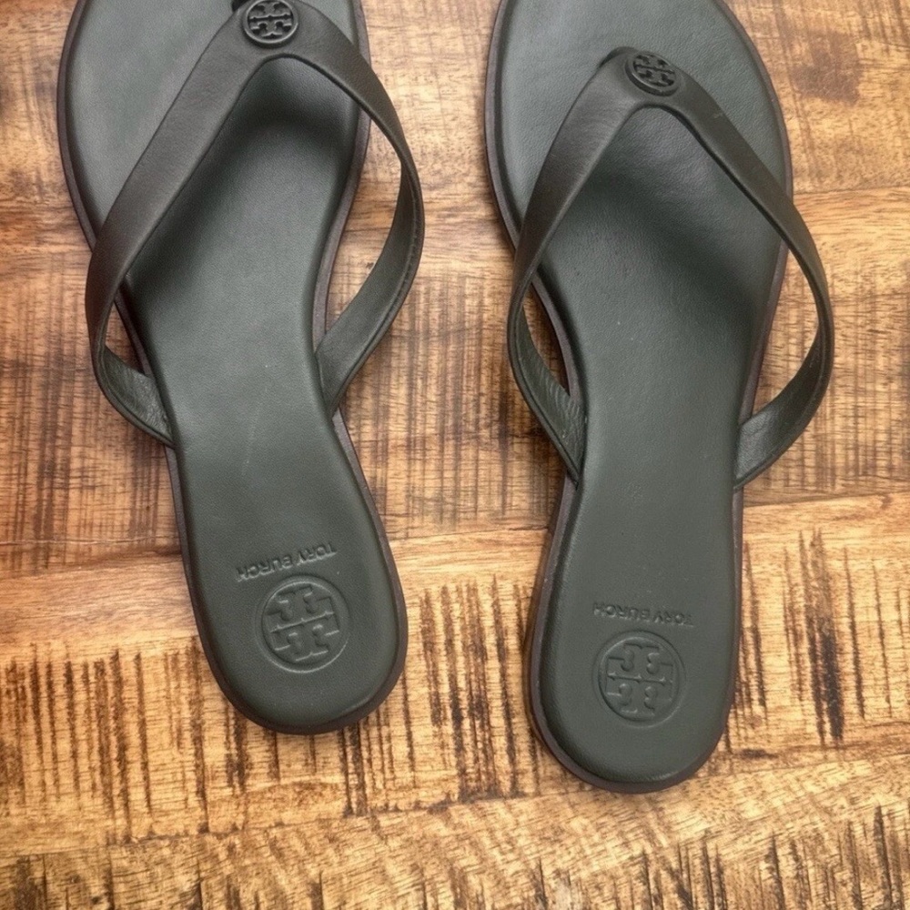 Tory Burch Black Flip Flop Sandals
